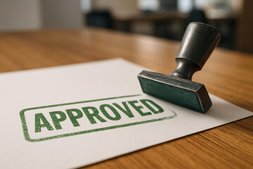 rubber stamp approved