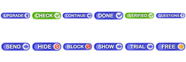 3d text box button speak talk conversation comment media icon set bundle illustration