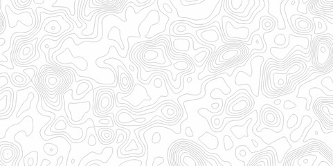 The pattern discovery vector topo map creative discovery White wave grid stripe line map topography. vector geographic contour mounted map background.	