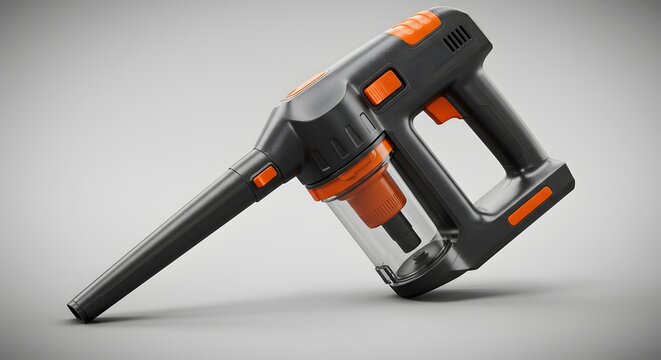 Modern Cordless Handheld Vacuum Cleaner 3D Render