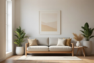 Modern minimalist living room interior design