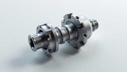 Precision engineered metal component, industrial part, machined metal