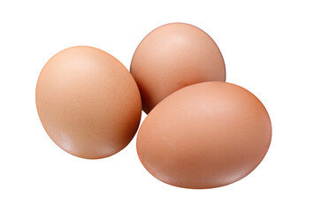 huevos sobre fondo transparente