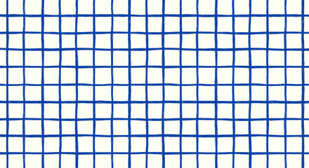 手描きのチェック柄パターン幾何学模様背景図案