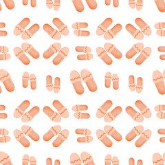 seamless pattern with sandal 