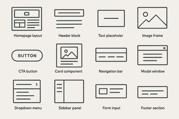 Ui design elements: layouts, buttons, menus, and panels
