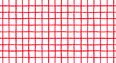 手描きのチェック柄パターン幾何学模様背景図案