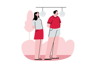 Eating Crackers Challenge Illustration, Indonesia Independence Day Illustration