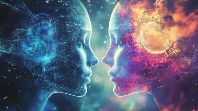 A man is wearing a virtual reality headset and holding a camera. He is in a room with a computer monitor and a keyboard. The man is focused on the camera, possibly taking a photo or recording a video