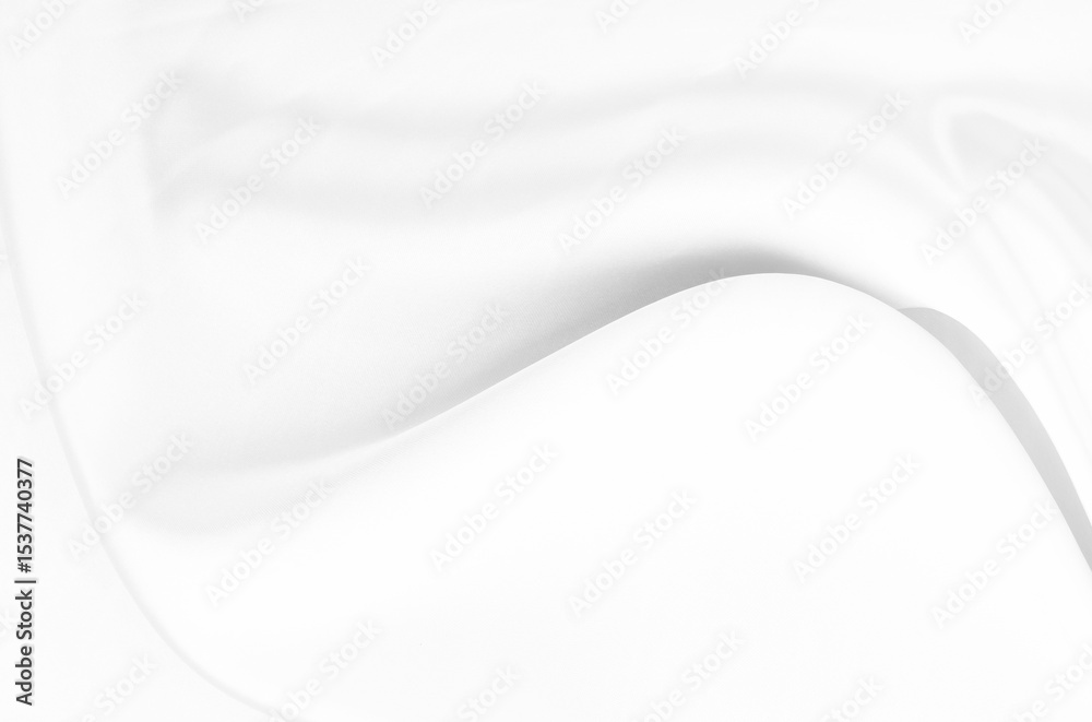Poster white gray satin texture that is white silver fabric silk background with beautiful soft blur patter