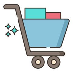 Shopping Cart Icon — E-commerce & Online Store SVG