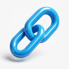 Obraz premium SEO Backlink Concept in Shiny 3D Plastic