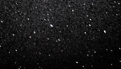 Obraz premium realistic snow falling on black background flakes to down christmas animation with alpha channel