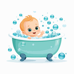 Baby Bathtub Icon