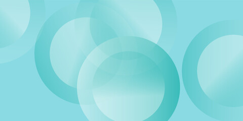 Minimalist banner background. Green and blue gradations.Circle geometric background. Simple design. Vector. EPS 10