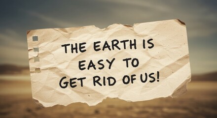 business concept on crumpled paper