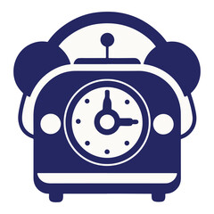 retro alarm clock ringing