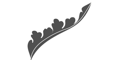 Leave stamp seamless pattern. Watercolor leaves seamless vector pattern. Line leaf background.