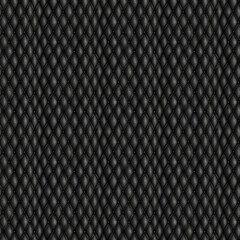 Black leather quilting seamless pattern background

