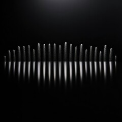 Abstract Sound Wave Visualization Dark Background