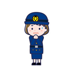 警察官／ななめ／女性 23