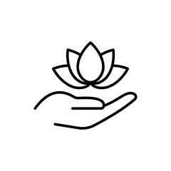 Vector line icon related to wellness. Perfect Line. Editable Stroke.