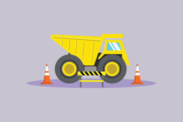 Construction Concept. Colored flat vector illustration isolated