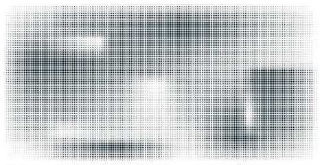 Fototapeta premium Abstract Halftone Pattern with Grayscale Dots Creating Graphic Visual Effect