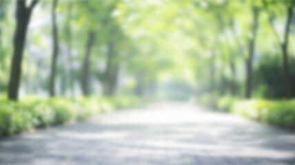 blurred background street in the city. Ai Generated Images