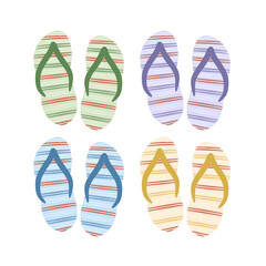 Colorful Flip Flops