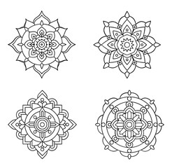 Creative luxury mandala Vector Illustration