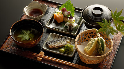 繊細雅やか懐石料理の饗宴