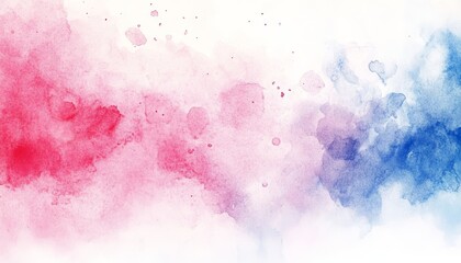 Obraz premium Abstract Watercolor Wash Background with copyspace suitable for text