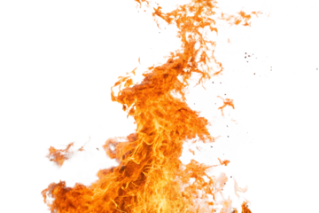 The dance of the flames a spectacle of fiery heat