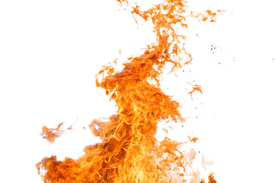 The dance of the flames a spectacle of fiery heat