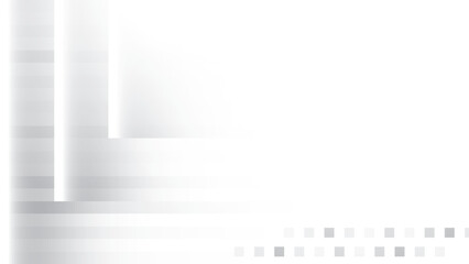 Abstract geometric white and gray color, modern design stripes background with rectangle pattern. Vector illustration.