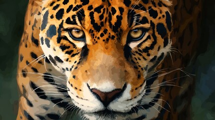 Fototapeta premium Jaguar closeup portrait