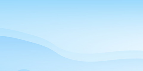 Modern white wavy glowing lines on a blue background abstract