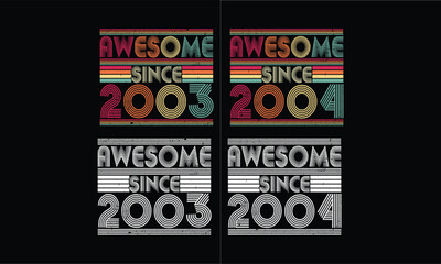 Awesome since 2003 to 2004,Vintage T shirt bundles .22 year in born Vintage.