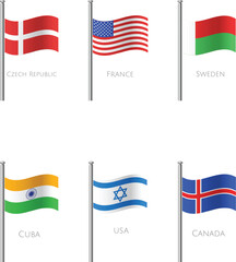 the world wide flag design