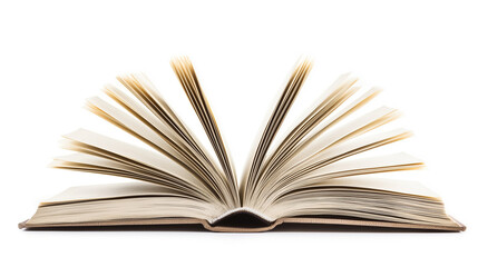 open book isolated on white background