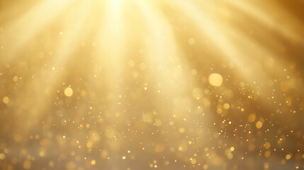 Obraz premium Golden dust floating in sunlight, a serene and spiritual moment of peace and light