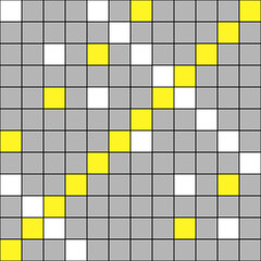 pattern simple multicolored tile checkered decor gray yellow white