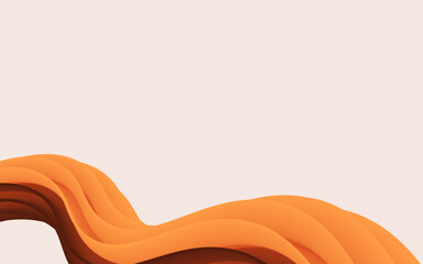 orange wave background