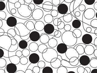 abstract pattern black and white geometric shape background