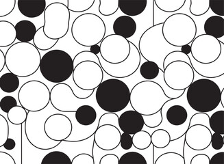 abstract pattern black and white geometric shape background