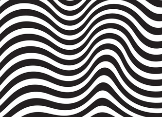 abstract wavy pattern black and white background