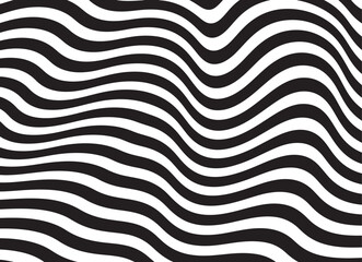 abstract wavy pattern black and white background