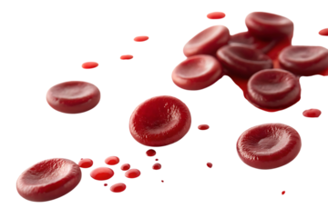 Red Blood Cells Seen Under Microscope Science and Medicine