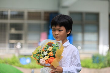 Child graduation.